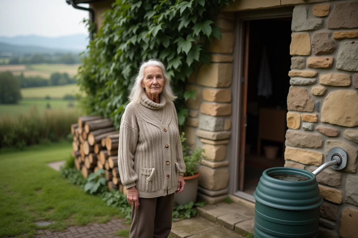 Femme âgée près d