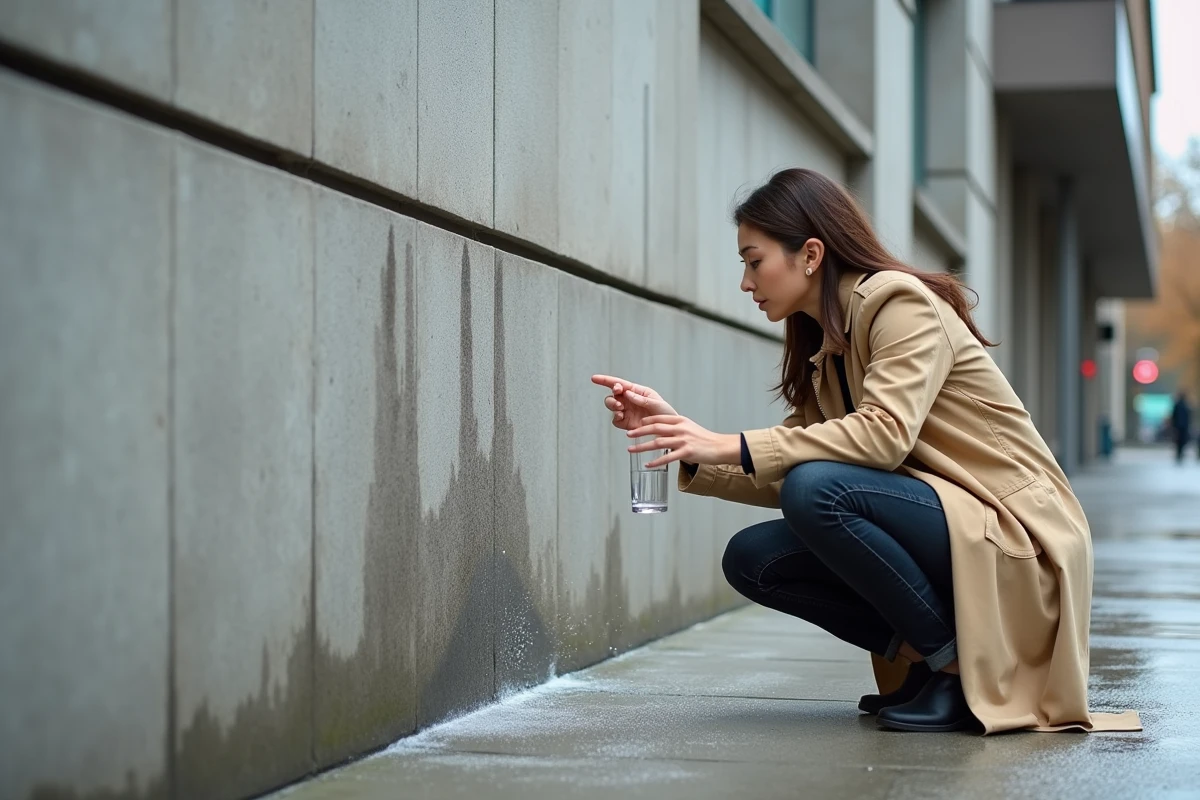 Jeune femme testant l