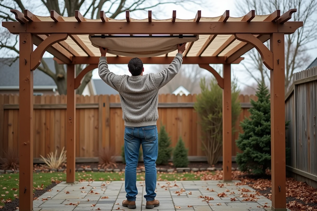 Fermeture de pergola pour l&rsquo;hiver : procédures et astuces