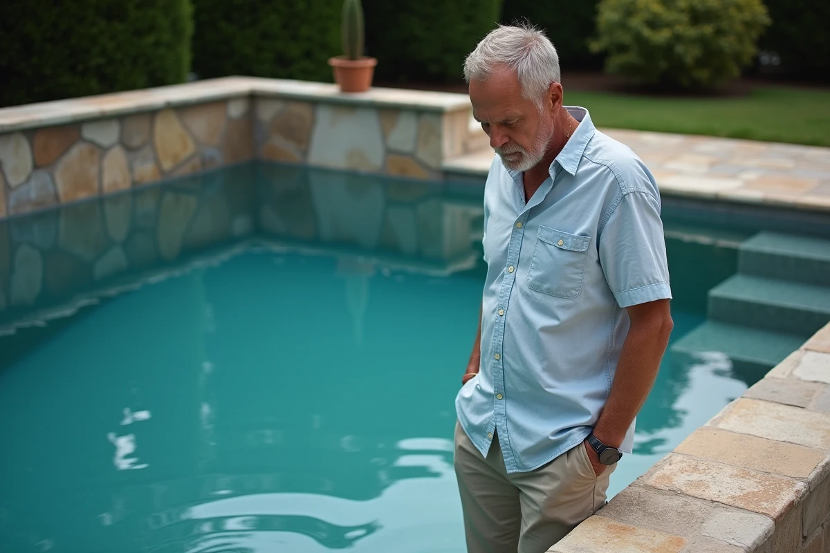 Eau de piscine bleue et trouble : causes et solutions